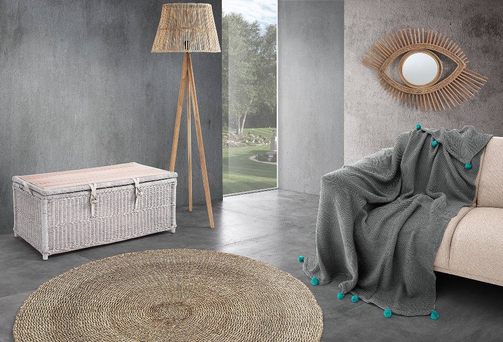 Oresteluchetta Plaid COZY-B TURQUOISE