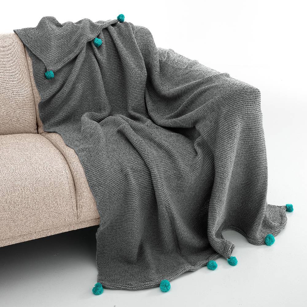 Oresteluchetta Plaid COZY-B TURQUOISE