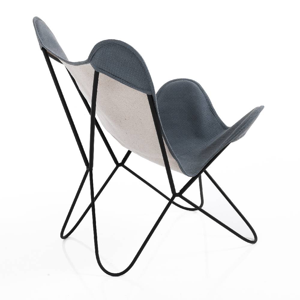 Oresteluchetta Poltrona Butterfly YANTRA GREY