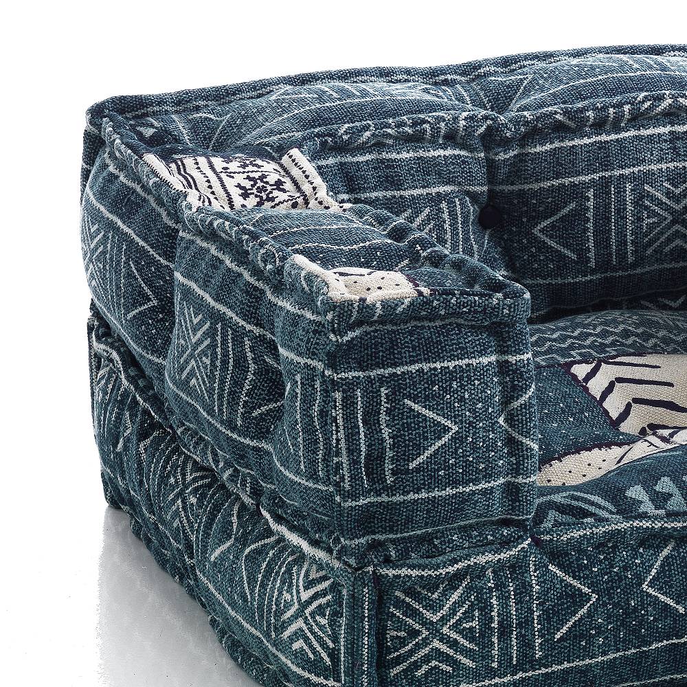 Oresteluchetta Poltrona YANTRA WHITE/BLUE PATCH