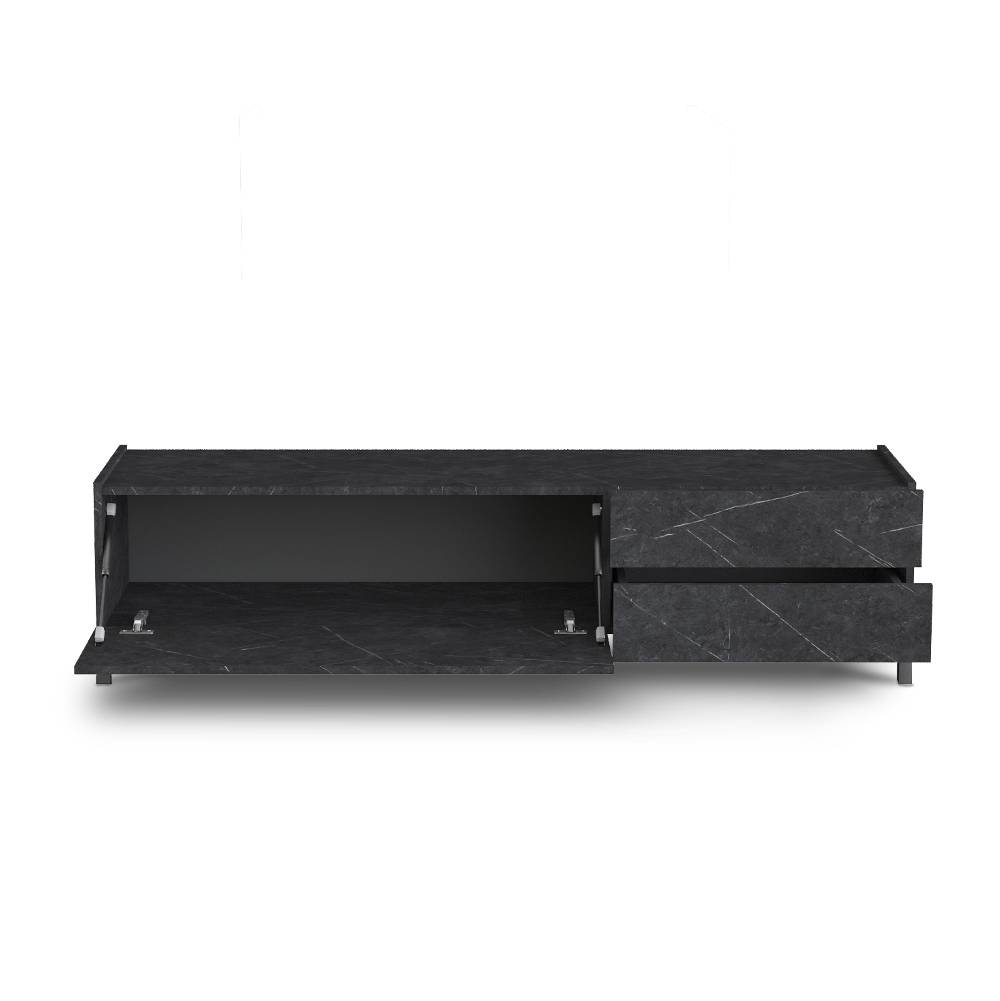 Oresteluchetta PORTA TV BURHAM BLACK MARBLE
