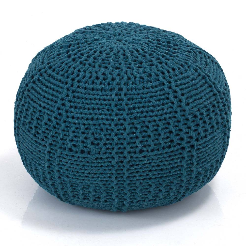 Oresteluchetta pouf BETH LIGHT BLUE