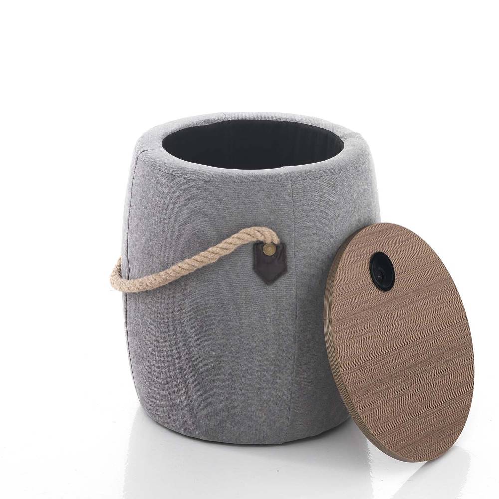 Oresteluchetta Pouf Contenitore ANCHOR GREY