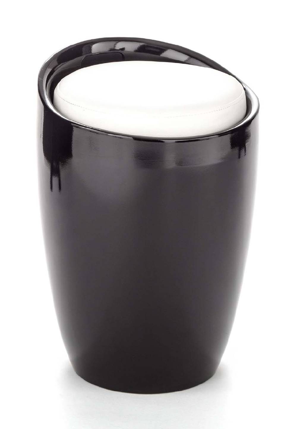 Oresteluchetta pouf/contenitore MONO BLACK