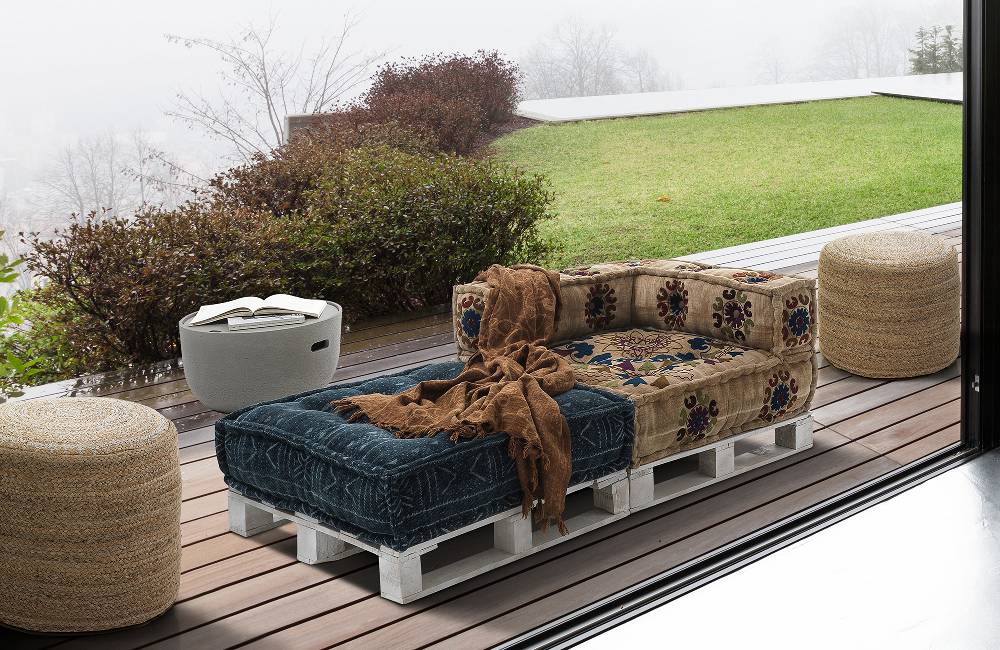 Oresteluchetta Pouf Juta LACE