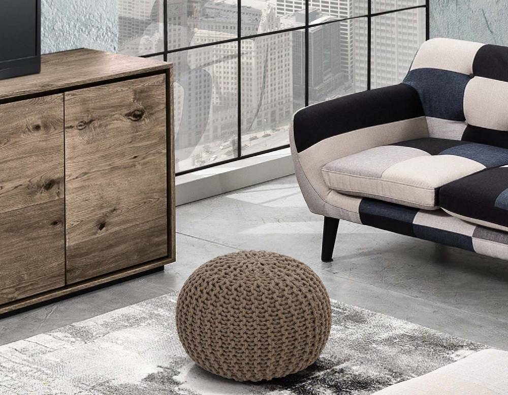 Oresteluchetta Pouf LINS BEIGE