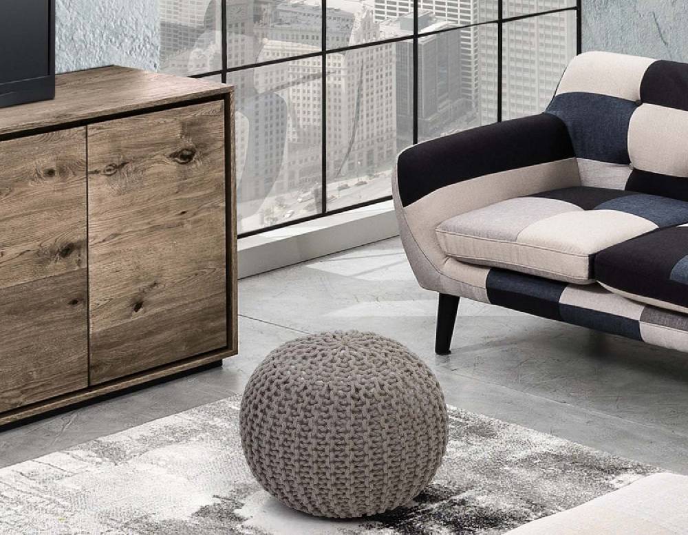 Oresteluchetta Pouf LINS IVORY