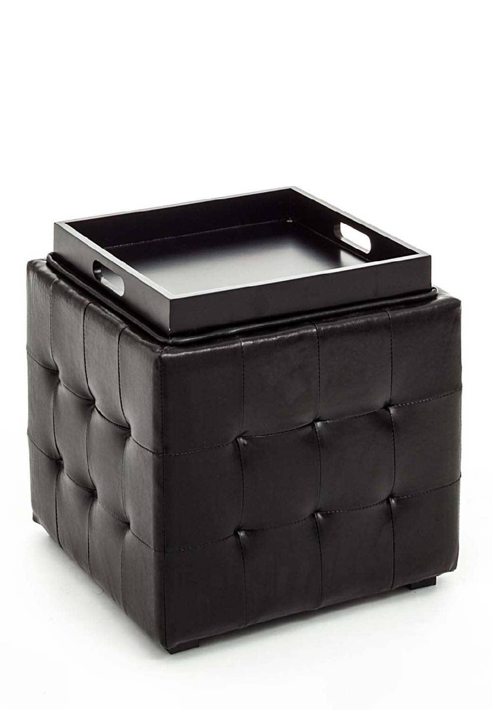 Oresteluchetta Pouf Poggiapiedi LOWELL BLACK