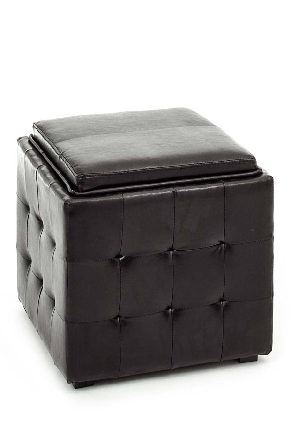 Oresteluchetta pouf poggiapiedi LOWELL BLACK