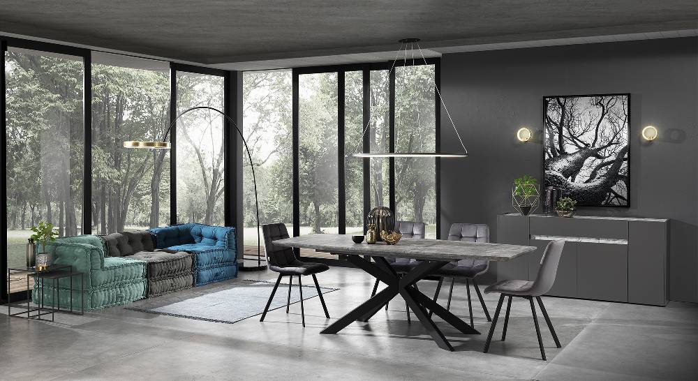 Oresteluchetta Pouf Quadrato GREY