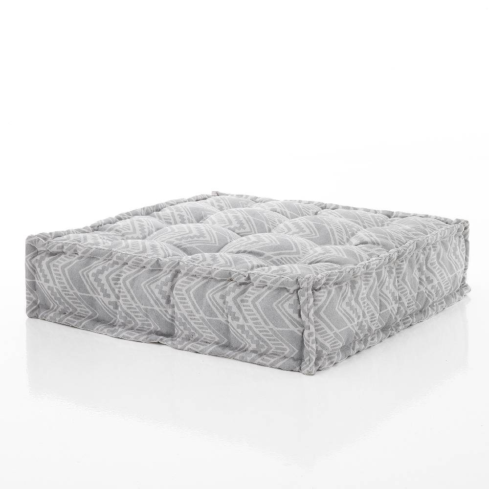 Oresteluchetta Pouf quadrato OUTDOOR IKAT GREY