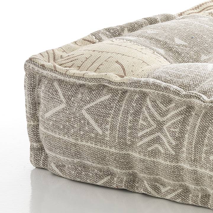 Oresteluchetta Pouf Quadrato YANTRA BROWN /BEIGE