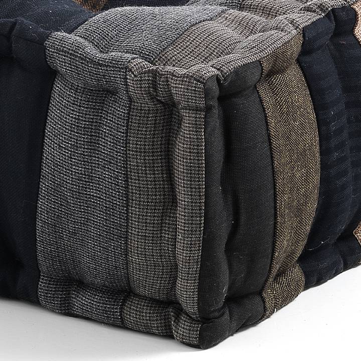 Oresteluchetta Pouf Quadrato YANTRA STRIPES