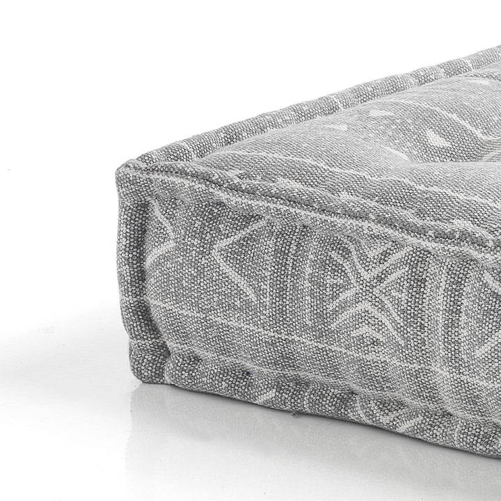Oresteluchetta Pouf Rettangolare YANTRA GREY