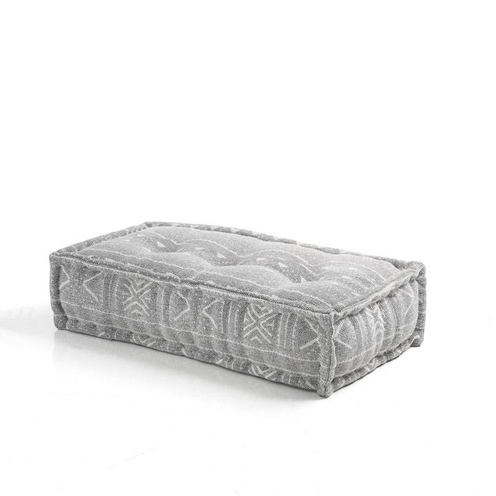 Oresteluchetta Pouf rettangolare YANTRA GREY