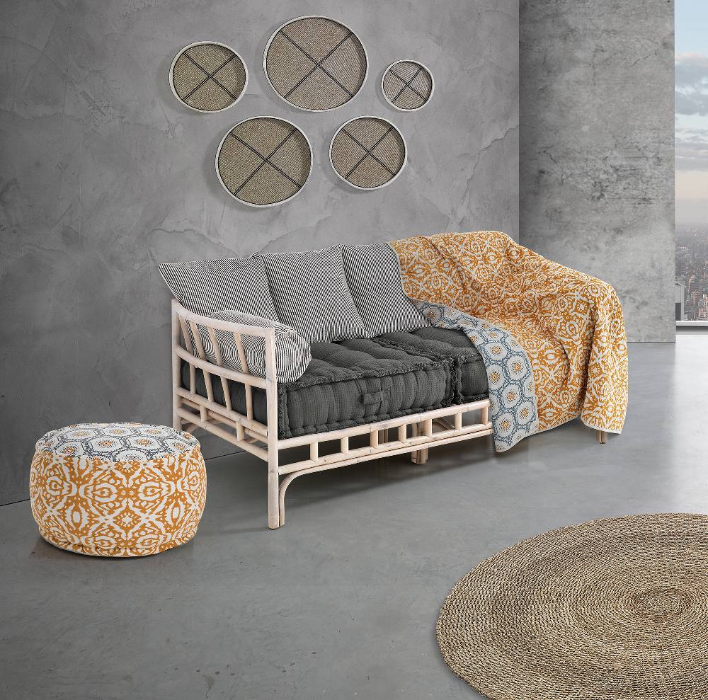 Oresteluchetta Pouf Rotondo DOUBLE SUN
