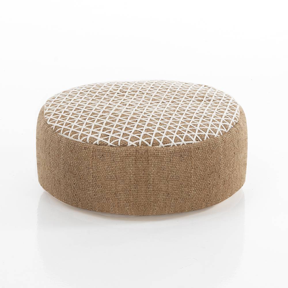 Oresteluchetta Pouf rotondo EIKO
