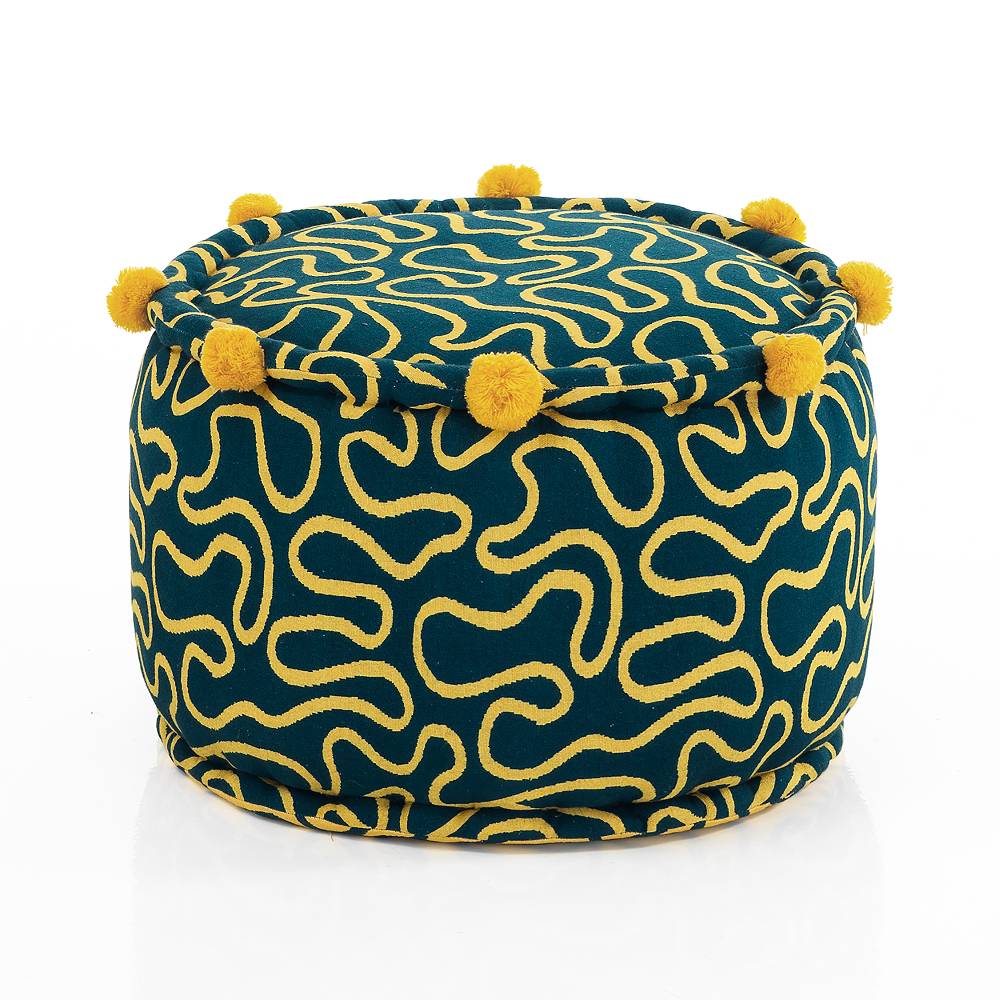 Oresteluchetta Pouf rotondo LUXE