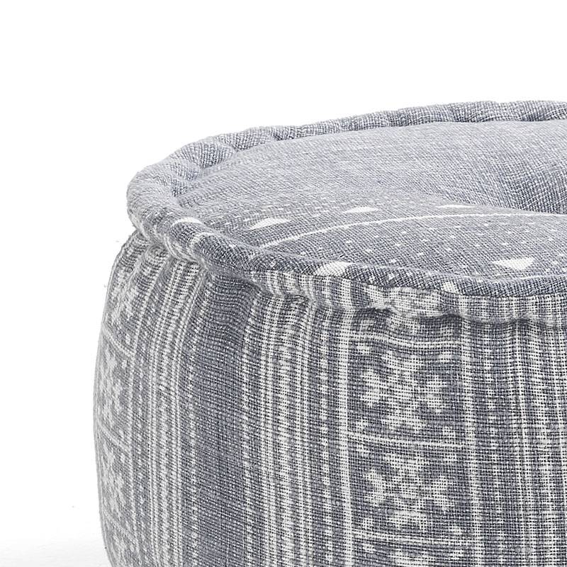 Oresteluchetta Pouf Rotondo YANTRA GREY