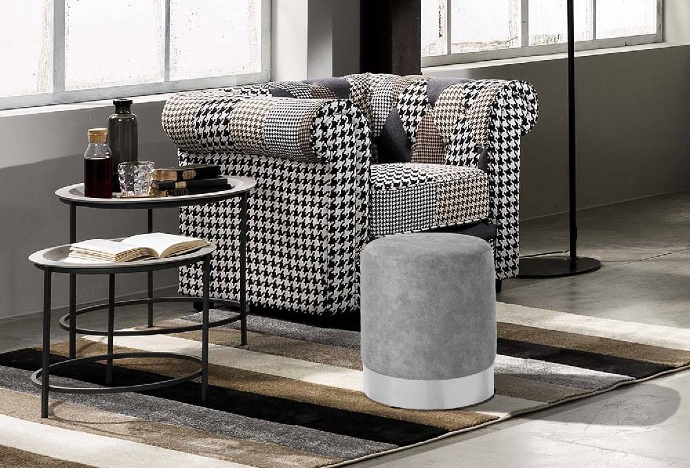 Oresteluchetta Pouf / Sgabello GROVE GREY