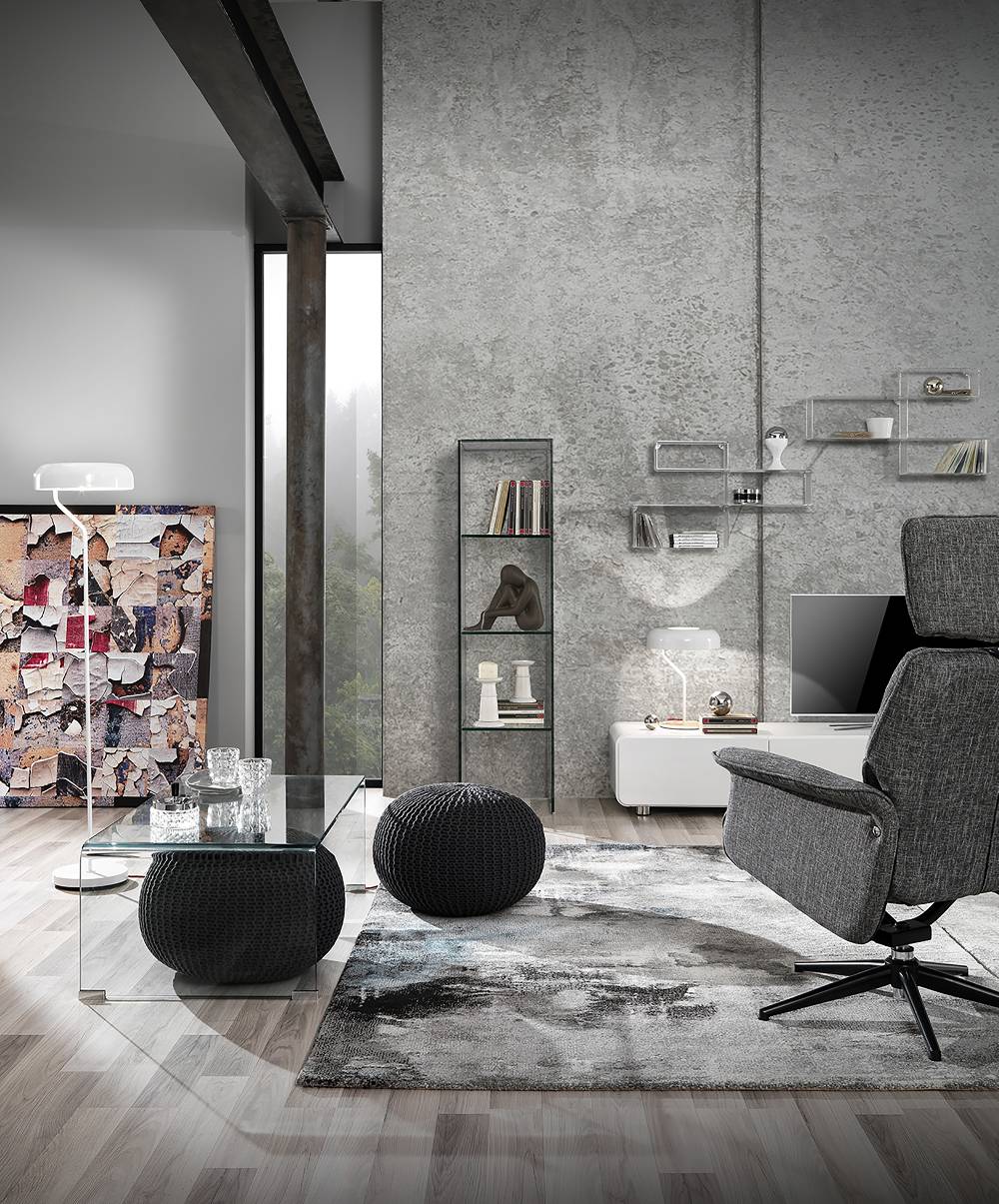 Oresteluchetta Pouf URCHIN GREY