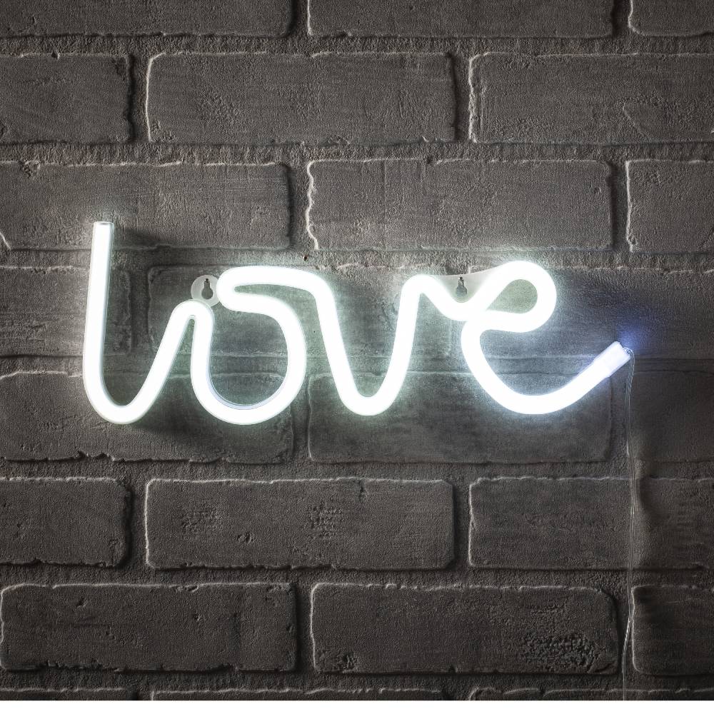 Oresteluchetta SCRITTA LUMINOSA DA PARETE AMOR