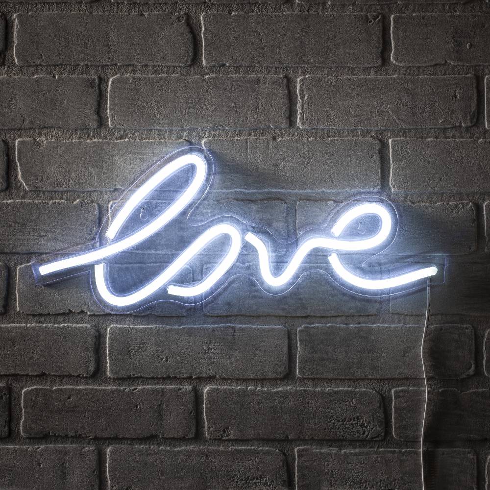 Oresteluchetta Scritta Luminosa Da Parete LOVE