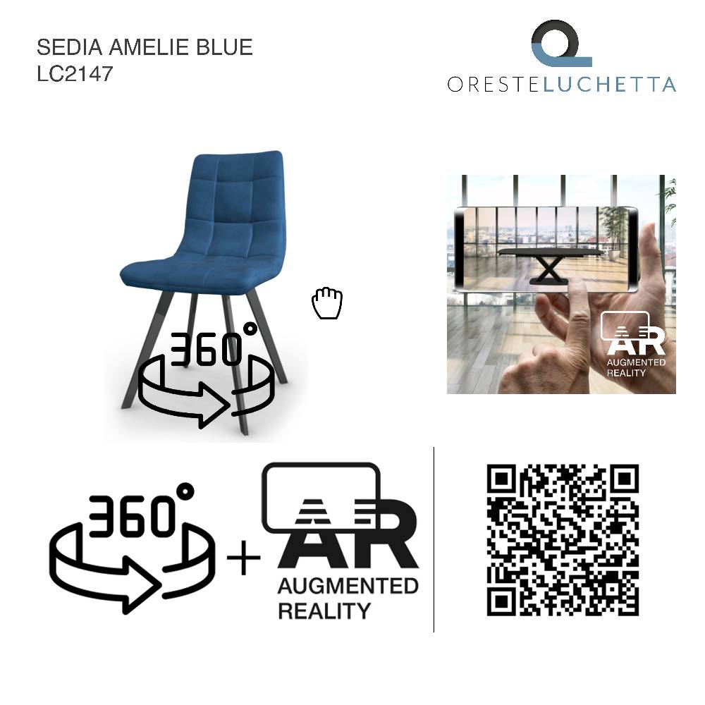 Oresteluchetta SEDIA AMELIE BLUE