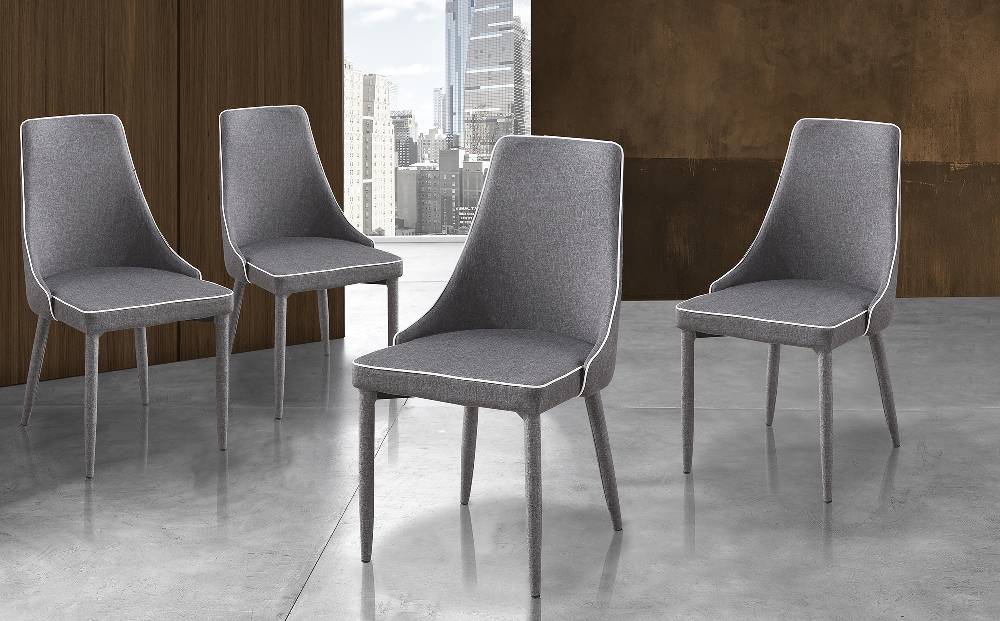 Oresteluchetta SEDIA IMBOTTITA ELMA GREY