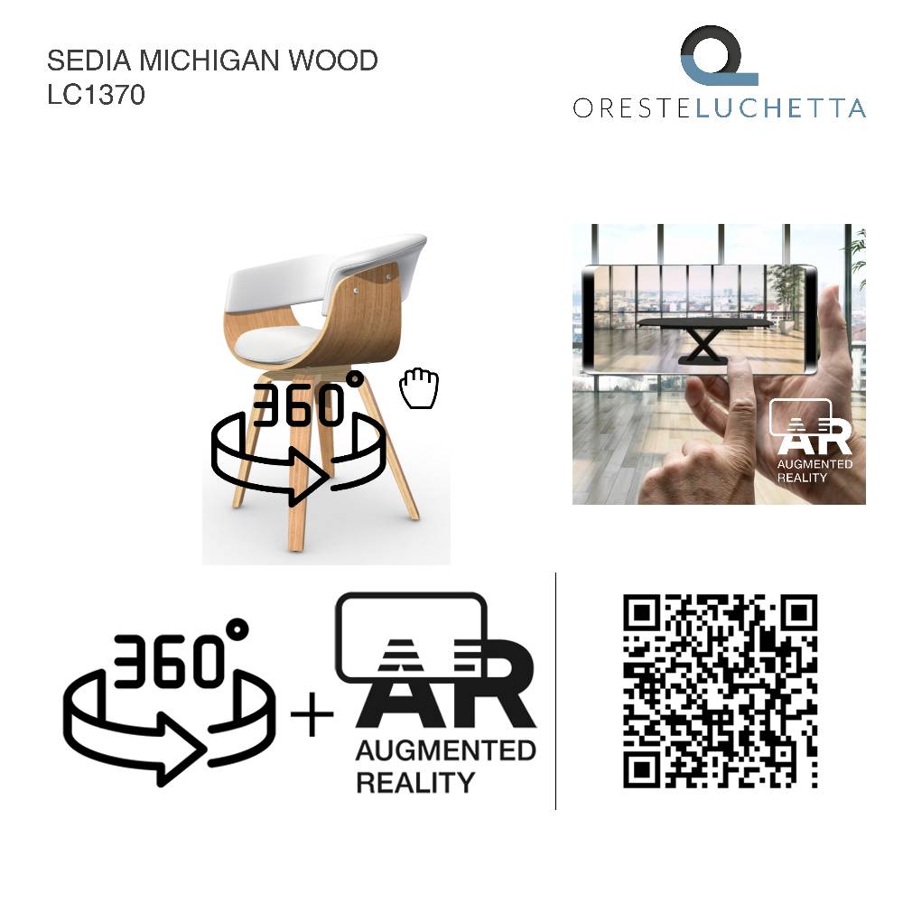 Oresteluchetta SEDIA MICHIGAN WOOD