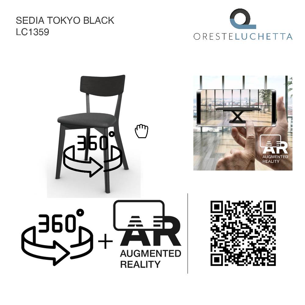 Oresteluchetta SEDIA TOKYO BLACK