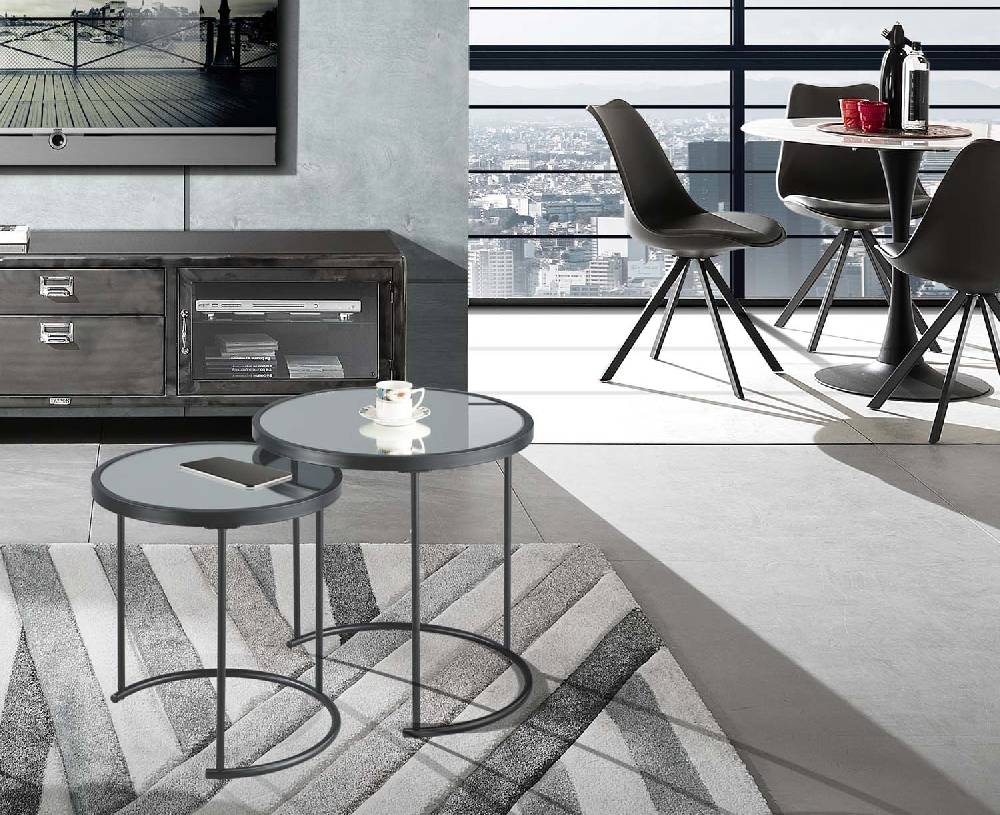 Oresteluchetta Set 2 Tavolini JAMIE BK