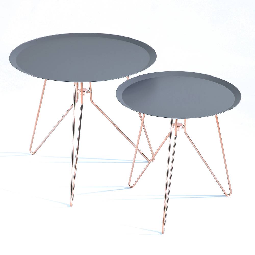 Oresteluchetta set 2 tavolini THIN