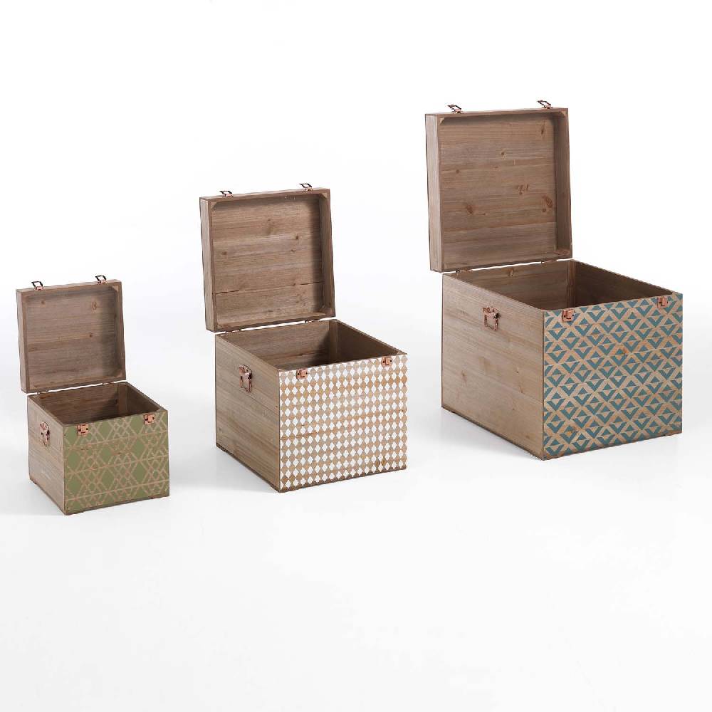 Oresteluchetta Set 3 Bauli P/oggetti GIPSY