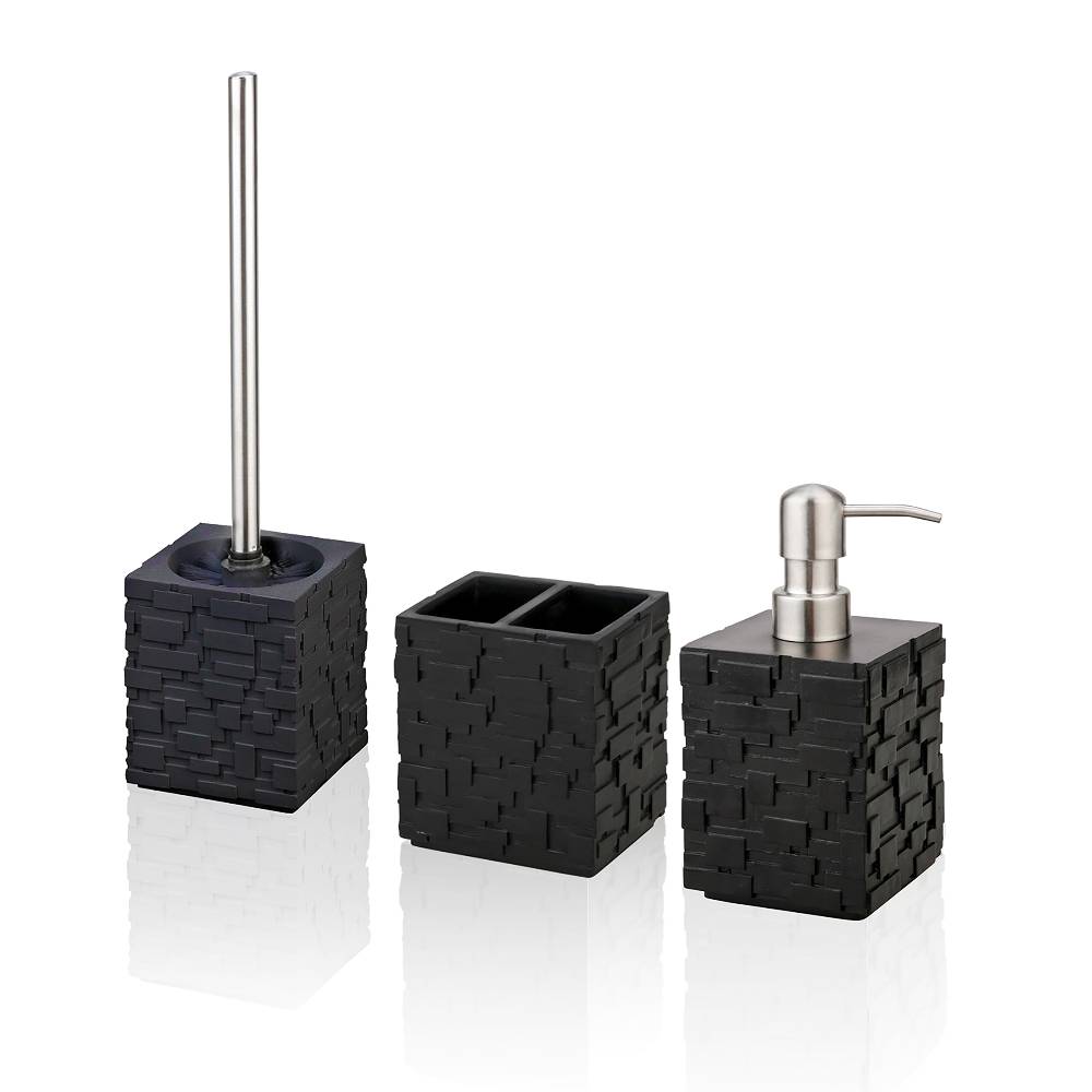 Oresteluchetta set bagno GRUA BLACK