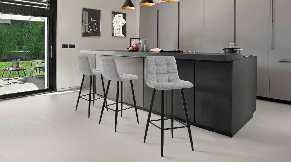 Oresteluchetta Sgabello AMELIE LIGHT GREY