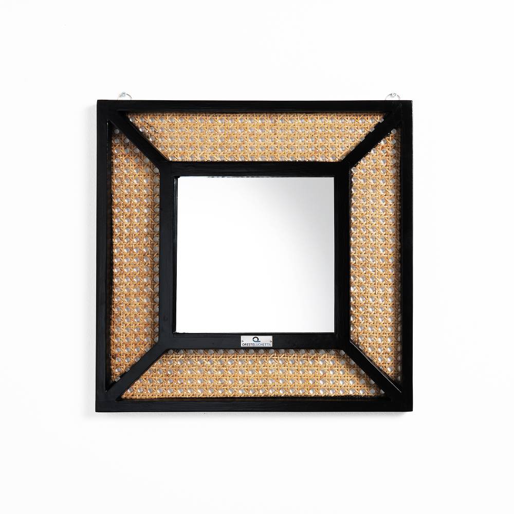 Oresteluchetta Specchio da parete ARATI BLACK