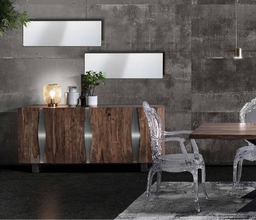 Oresteluchetta Specchio Da Parete JESS BIG BLACK