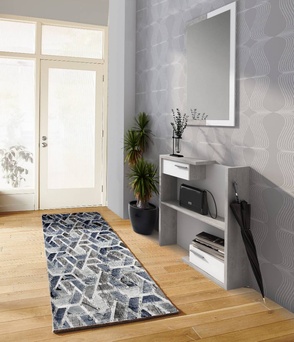 Oresteluchetta TAPPETO CORSIA SERIE HISA BLUE 02