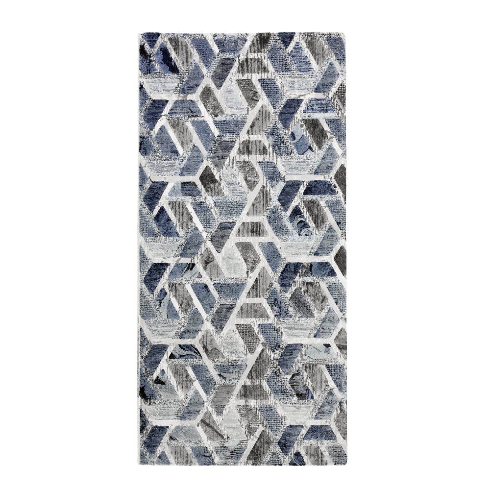 Oresteluchetta TAPPETO CORSIA SERIE HISA BLUE 02