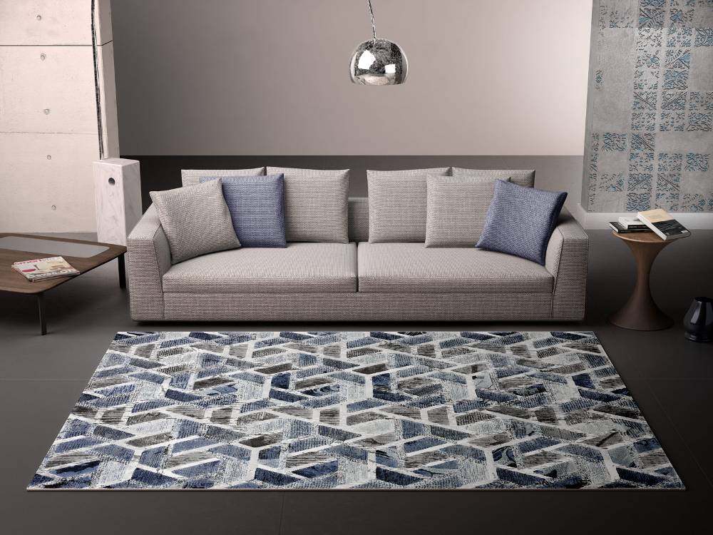 Oresteluchetta TAPPETO SERIE HISA BLUE 03