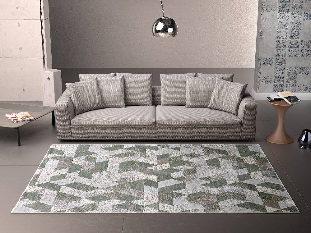 Oresteluchetta TAPPETO SERIE HISA GREEN 03