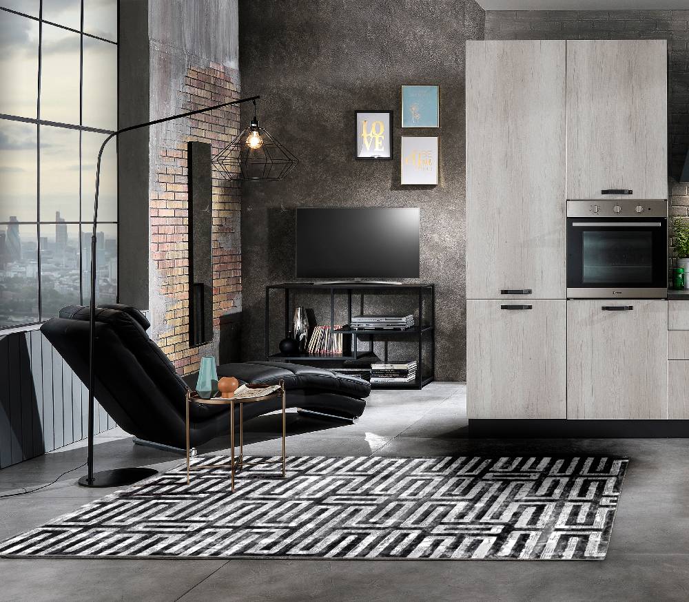 Oresteluchetta TAPPETO SERIE HISA GREY 03