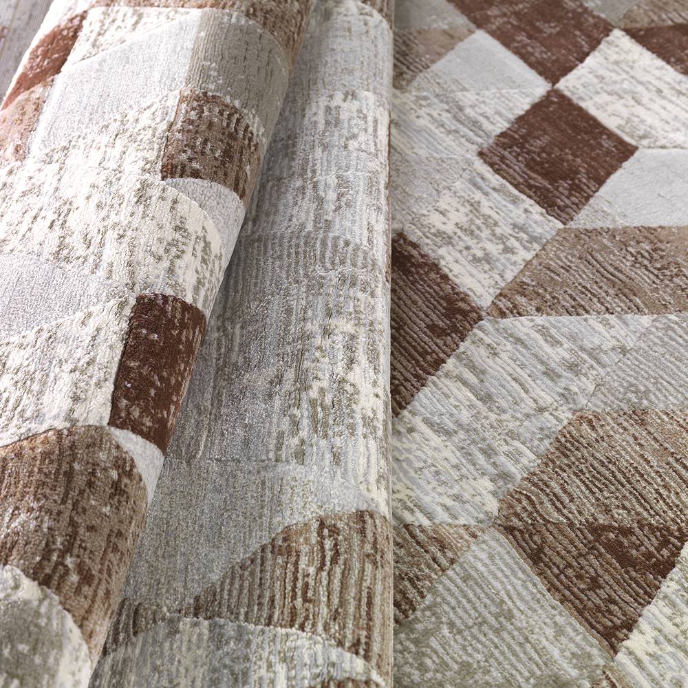 Oresteluchetta TAPPETO SERIE HISA TERRACOTTA 03