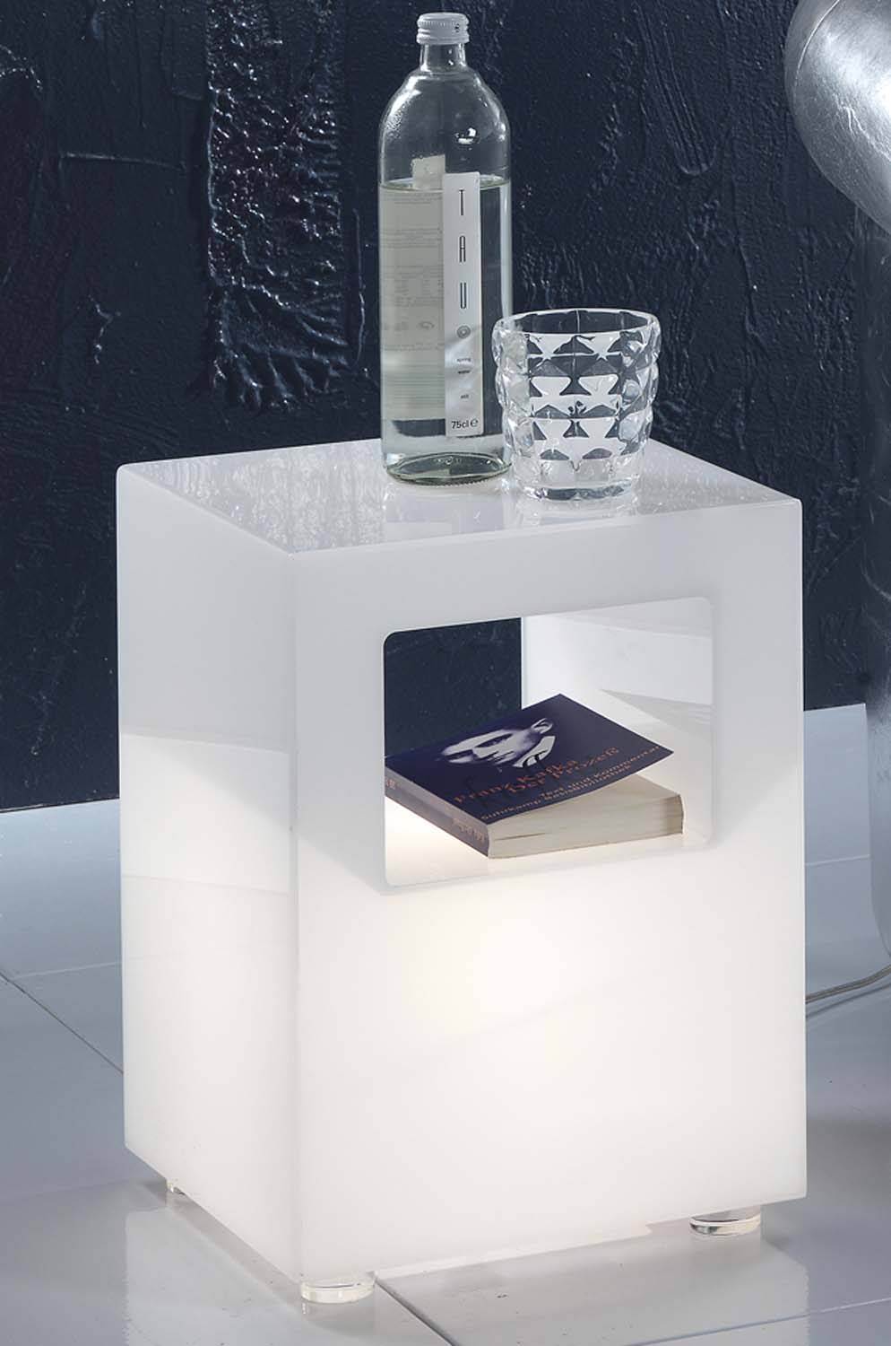 Oresteluchetta Tavolino Luminoso MORESBY WHITE