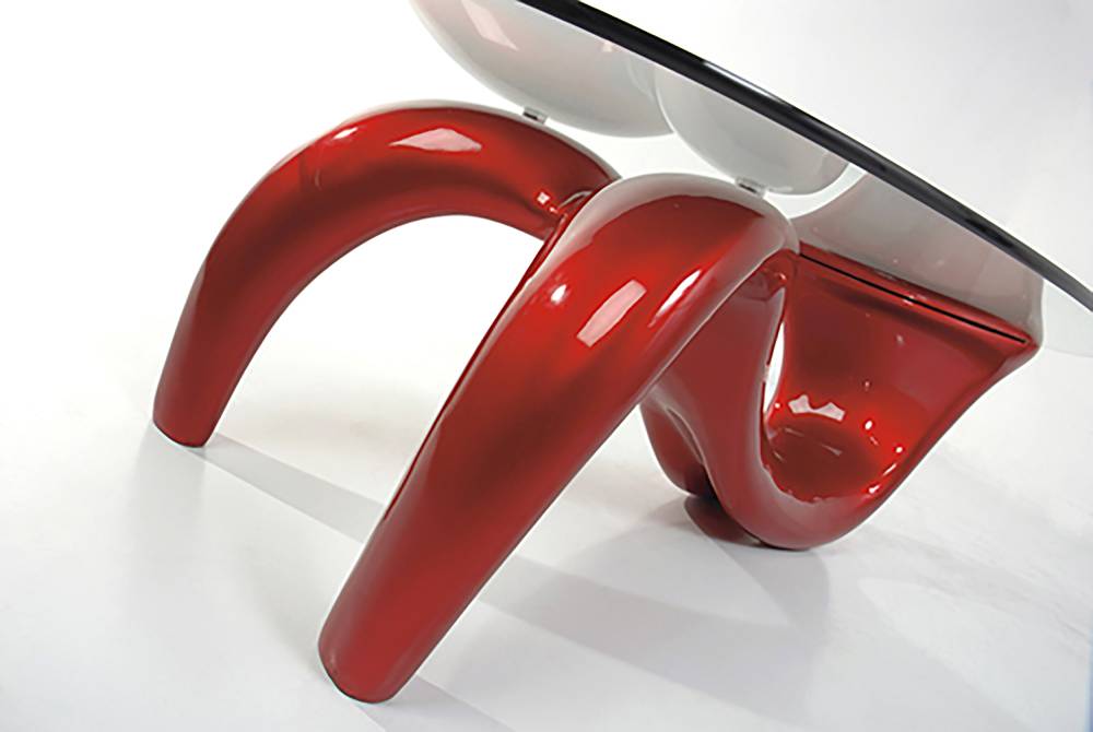 Oresteluchetta Tavolino TOMIN RED