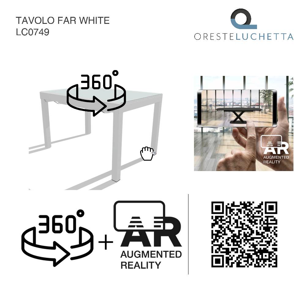 Oresteluchetta Tavolo Allungabile FAR WHITE