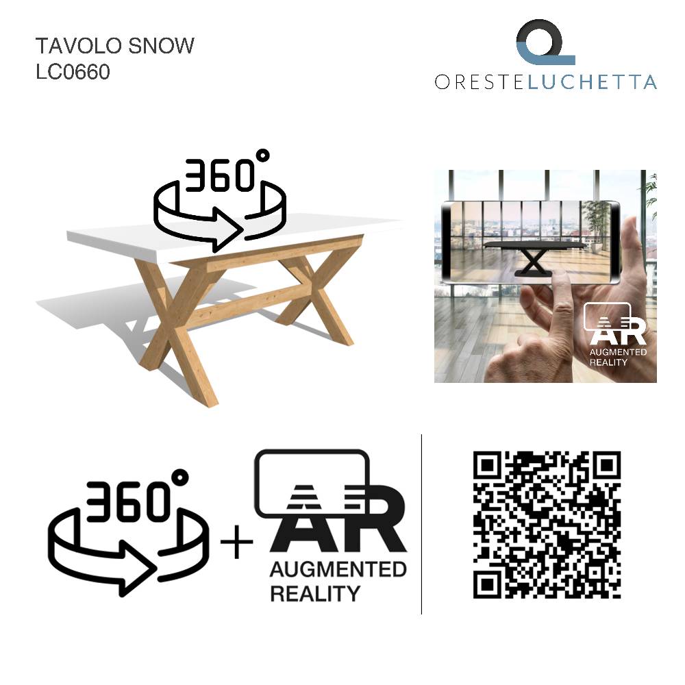 Oresteluchetta Tavolo Allungabile SNOW
