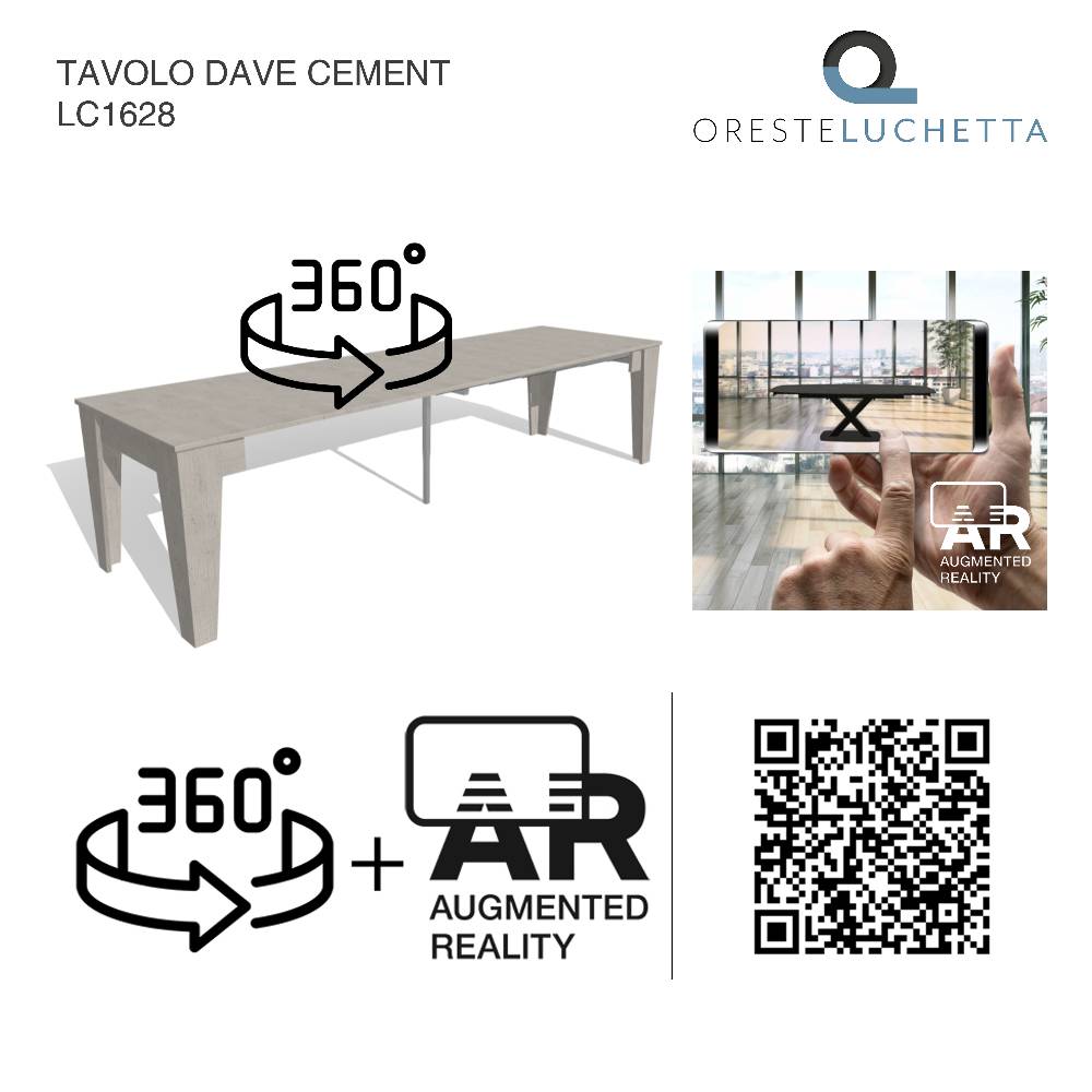 Oresteluchetta Tavolo / Consolle DAVE CEMENT