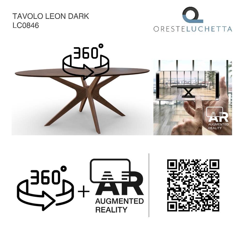 Oresteluchetta TAVOLO LEON DARK
